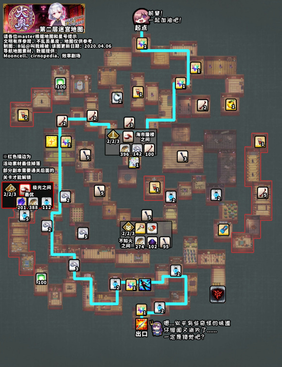 fgo国服大奥迷宫活动攻略 fgo国服大奥迷宫地图路线汇总